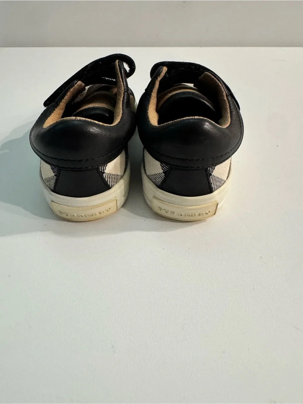 Burberry Brown and Black kids shoes 4 toddler